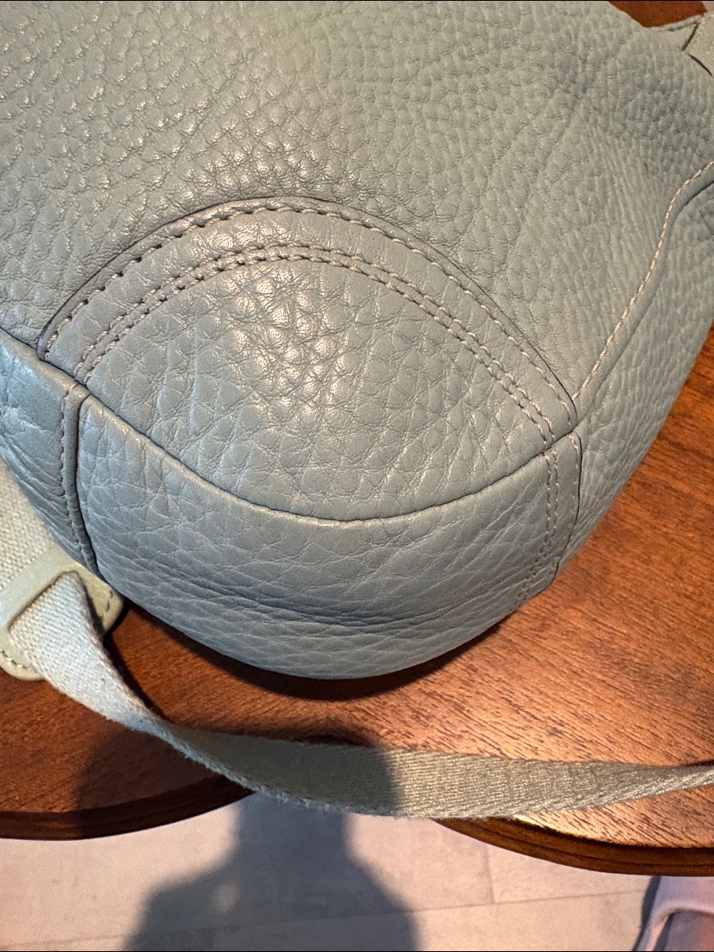 Coach shoulder bag Crossbody bag pebbled Leather icy mint green turn lock - Picture 11 of 17